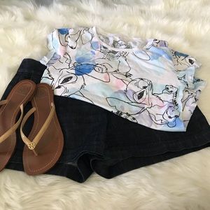 Disney LILO and Stitch blue purple white small